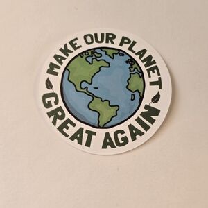 10/$10  Eco-Friendly Earth Sticker